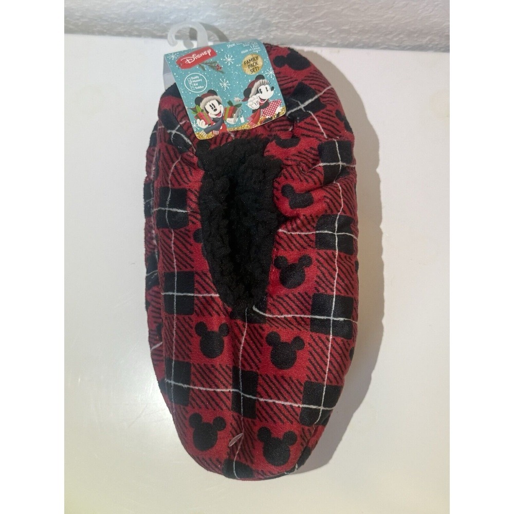 Disney Mickey Mouse Slipper Socks Toddler 3T‎ -4 T By Fuzzy Babba